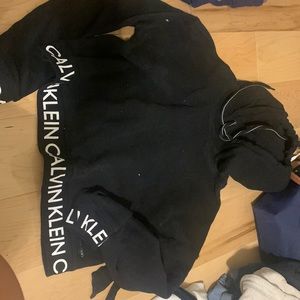 Black Calvin Klein hoodie in Xs